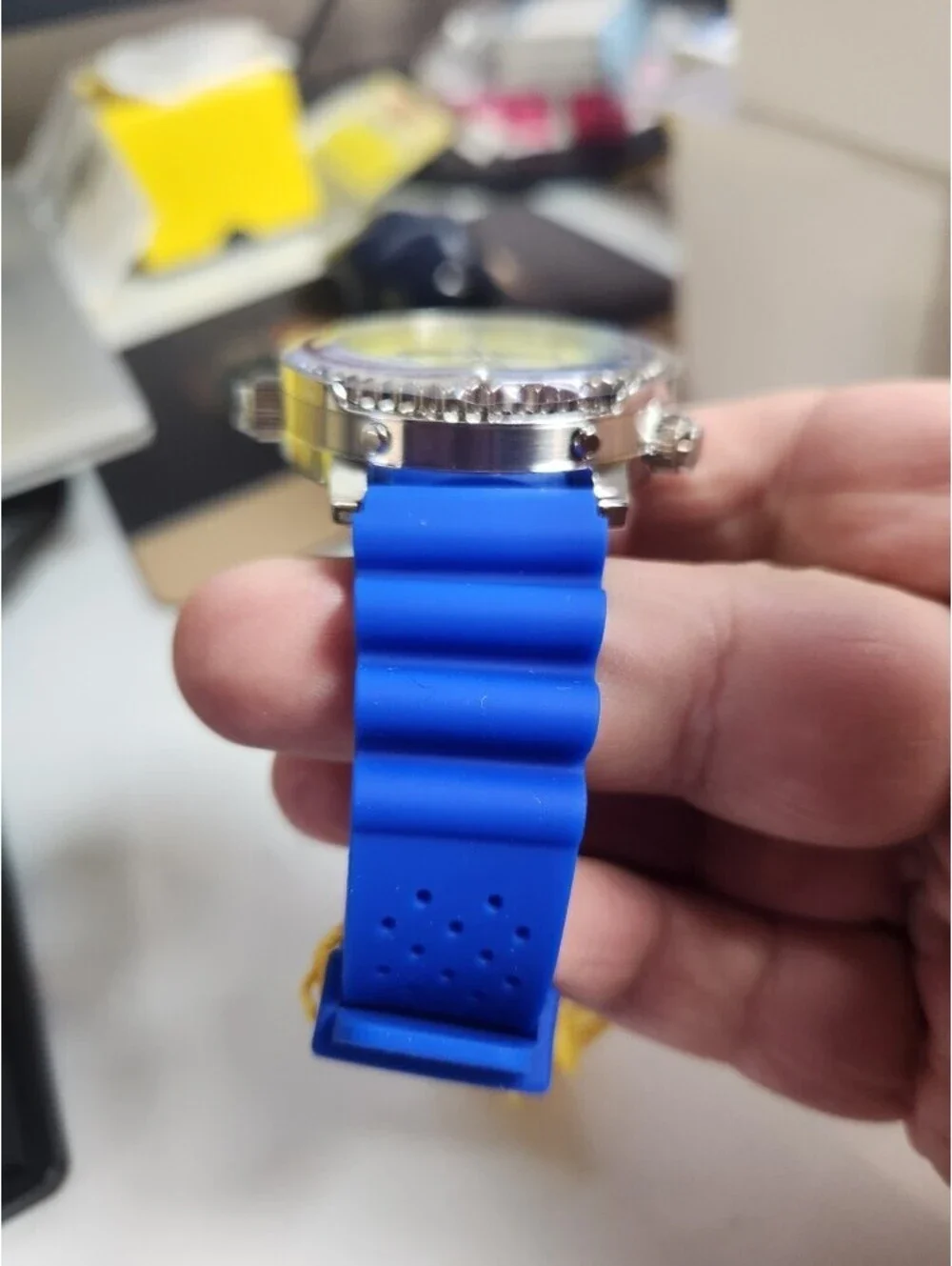 Invicta Pro Diver DigiQuartz Men's Watch - 46.5mm, Blue (49449)